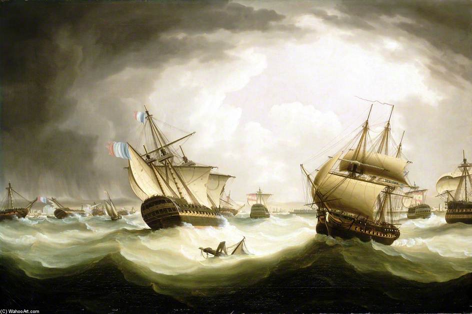 The Battle Of Trafalgar, End Of The Action — Thomas Buttersworth
