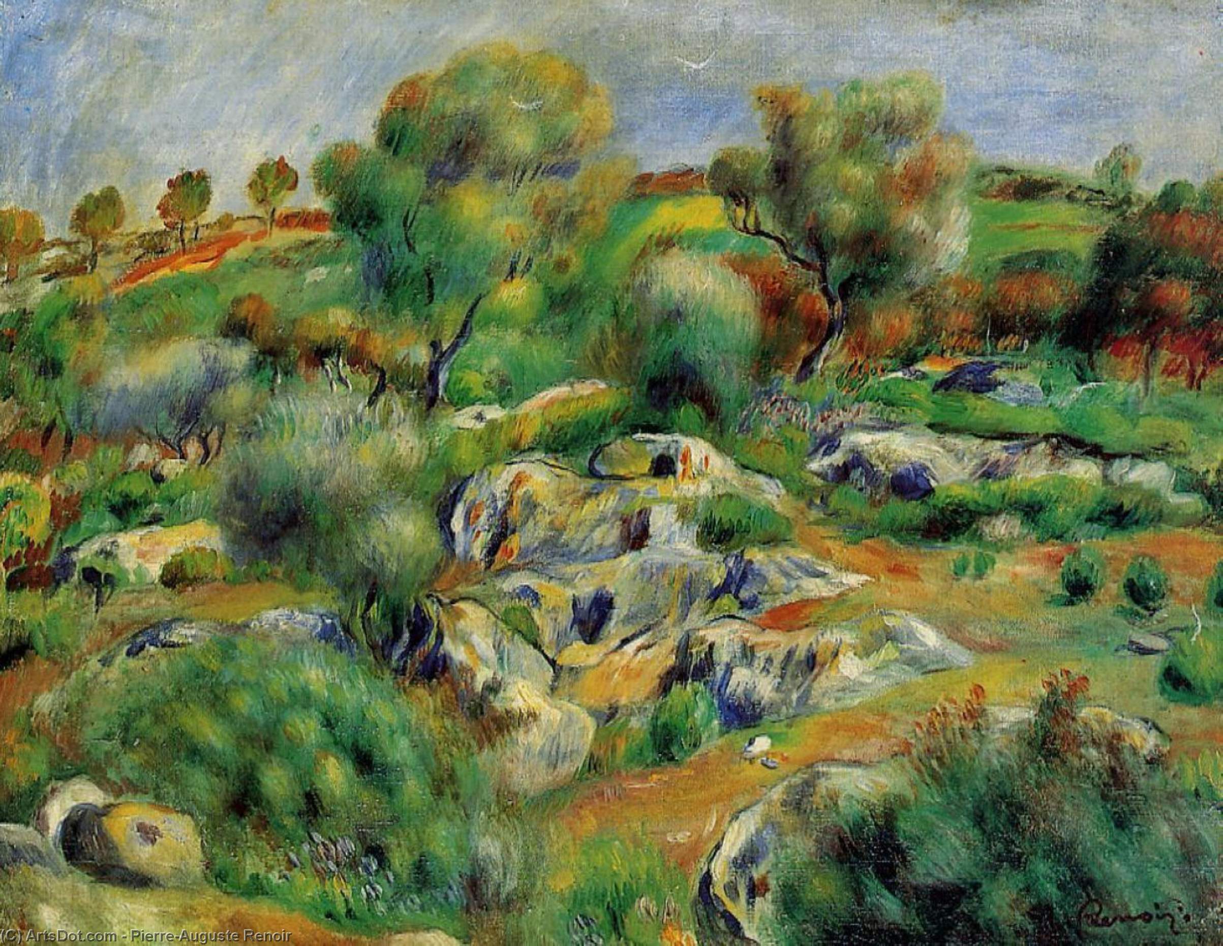 Breton Landscape — Пьер-огюст Ренуар