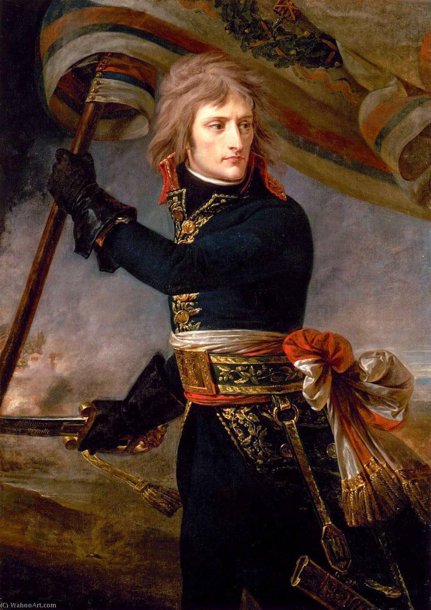 Bonaparte At The Bridge Of Arcole 1796 11 17 — Antoine-jean Gros