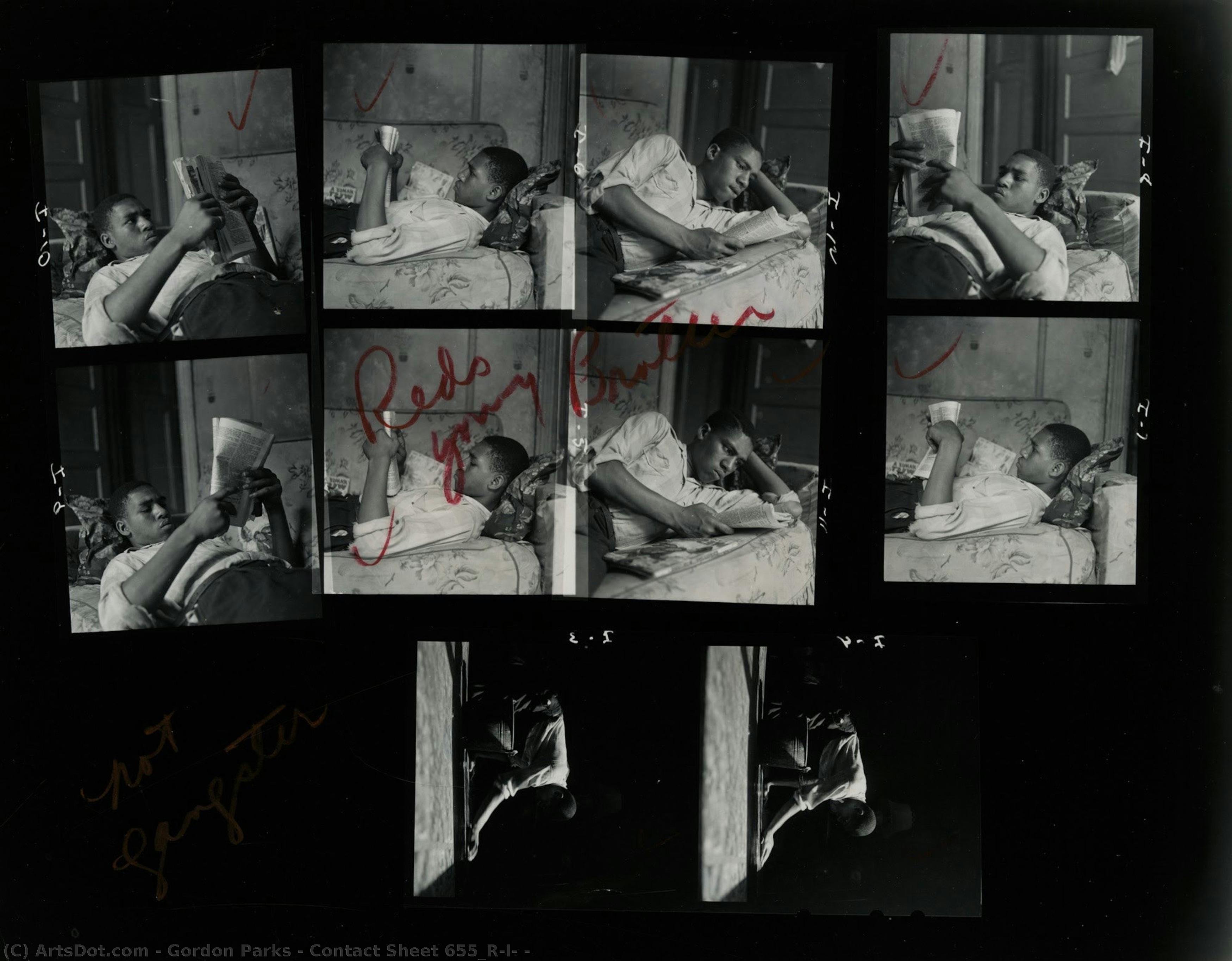 Contact Sheet 655_r-i, — Гордон Паркс