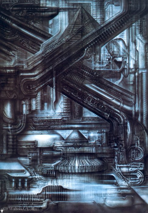 Hr Giger Newyorkcity Xxiv Escalator — H.r. Giger
