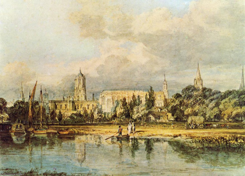 South View Of Christ Church From The Meadows — Joseph Mallord William Turner