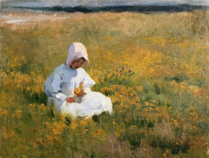 In A Field Of Buttercups — Marianne Preindelsberger Stokes