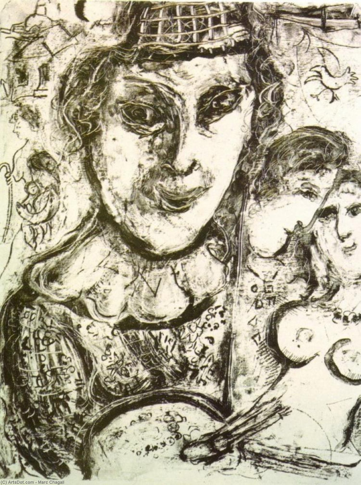 Self-portrait — Марк Шагал