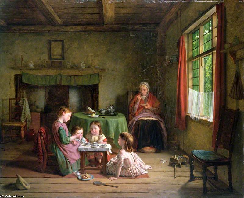 A Tea Party — Томас Джордж Уэбстер