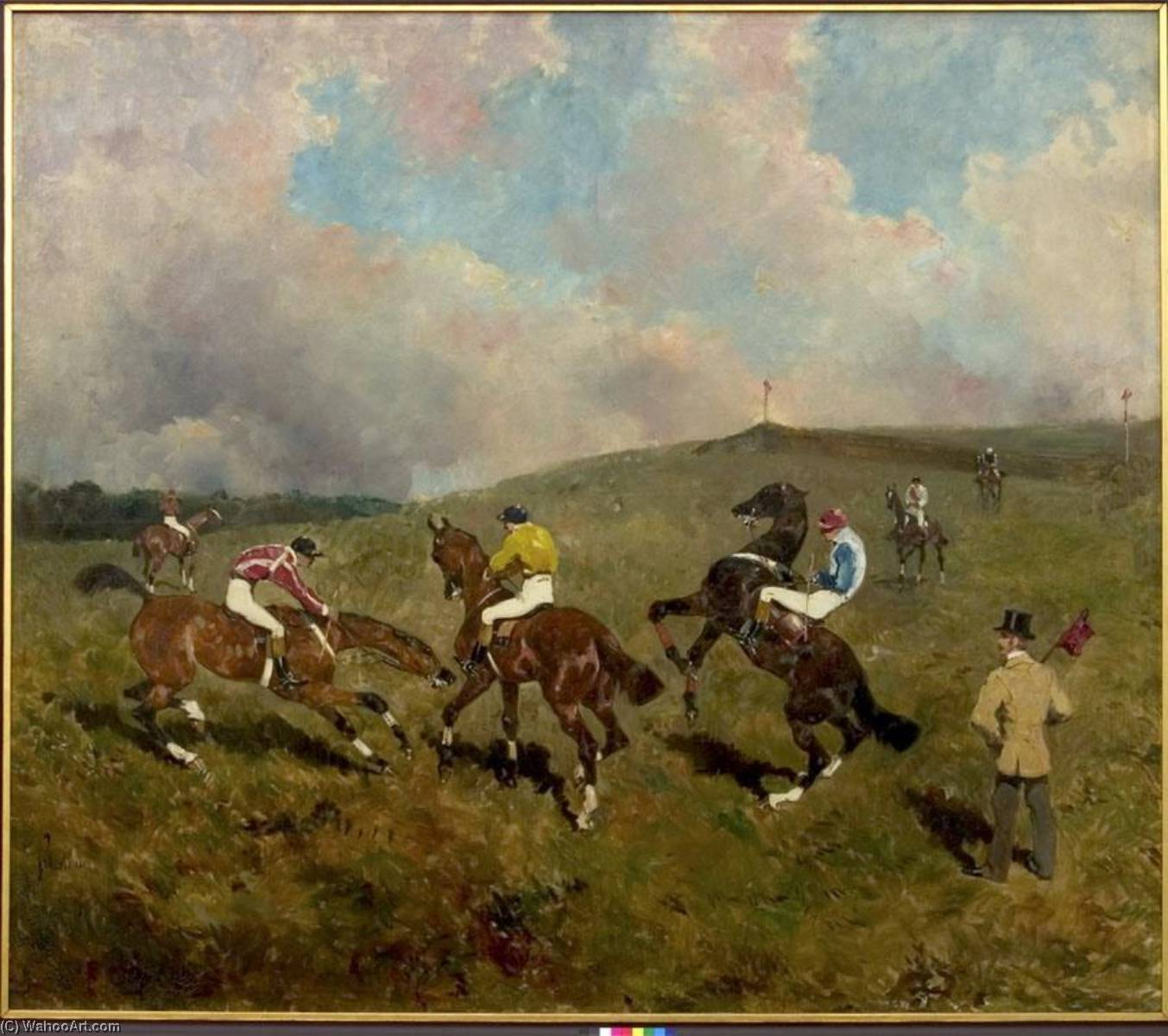 Avant Le Départ — Princeteau Pierre Charles Marie