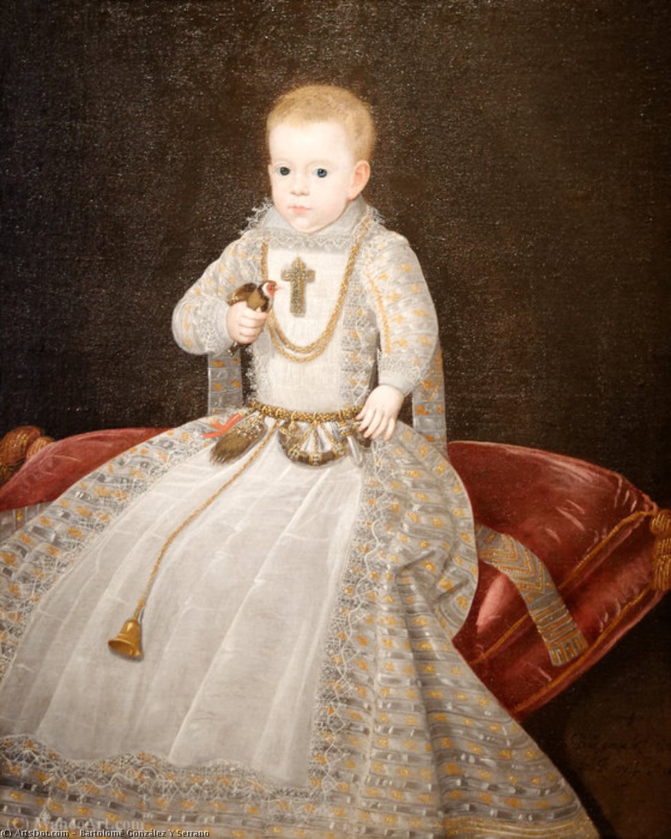 Portrait Of The Infante Don Fernando De Austria — Bartolomé González Y Serrano