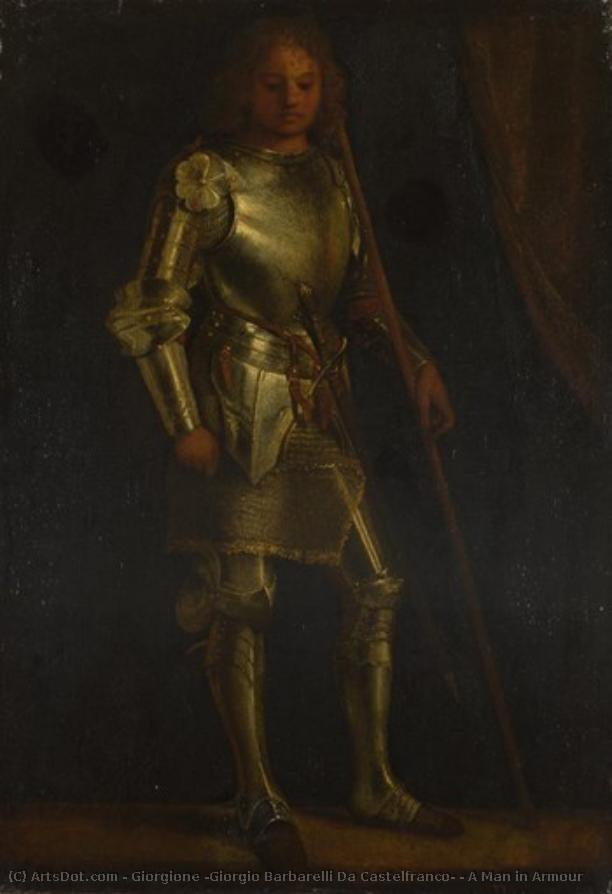 Un Hombre Con Armadura — Giorgione