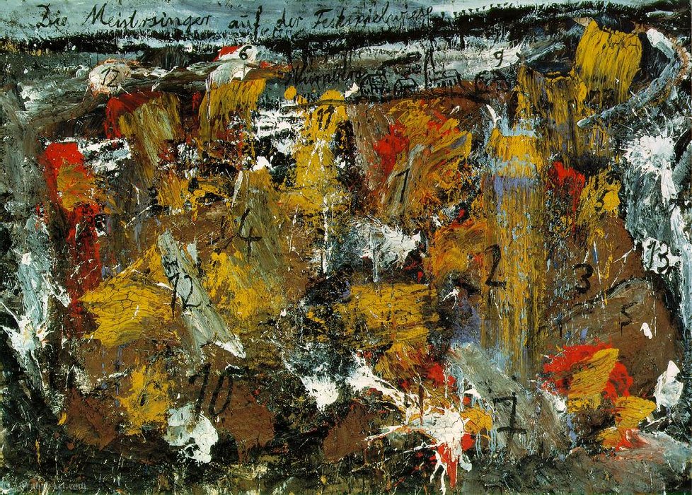 Die Meistersinger, (290 Kb)_ Oil, Emulsion, A (1982) — Anselm Kiefer
