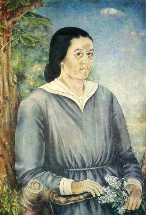 Portrait Of Farmer Tatiana Bakhmach — Kateryna Vasylivna Bilokur