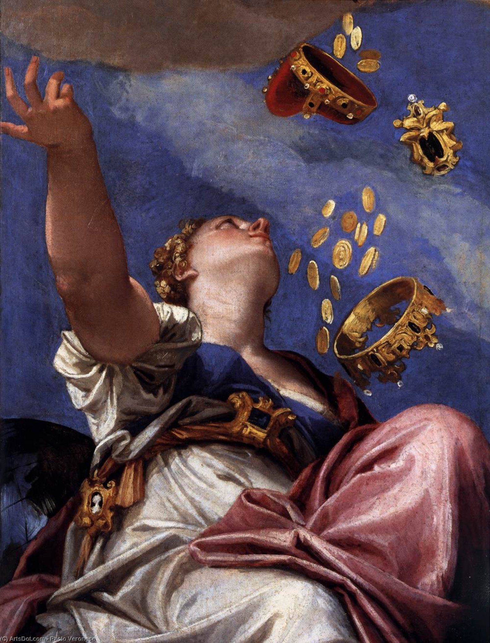 Juno Showering Gifts On Venetia (detail) — Paolo Veronese
