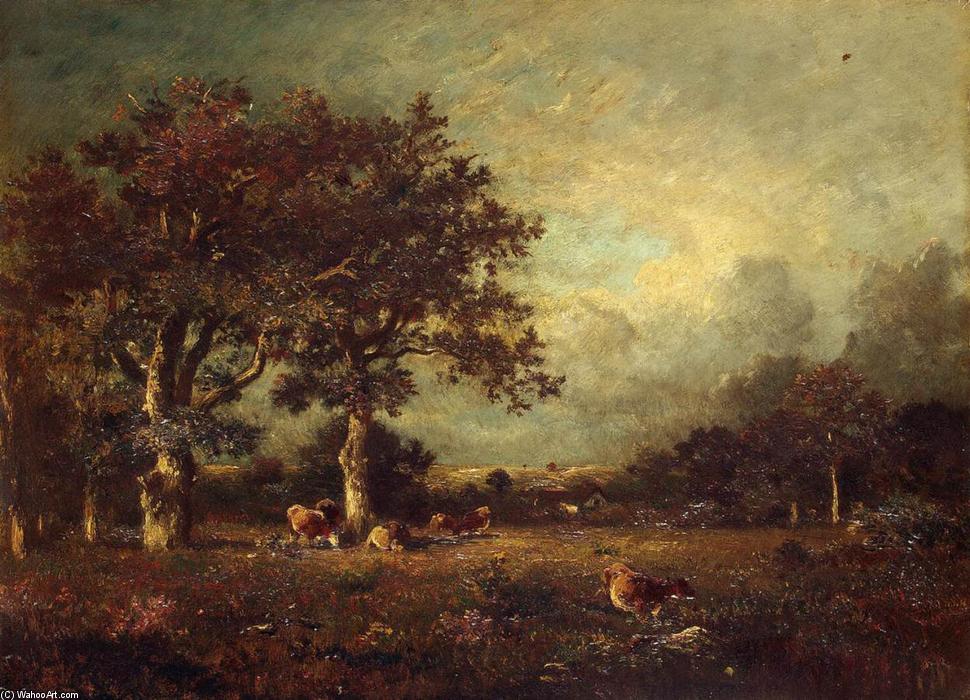 Landscape With Cows — Жюль Дюпре