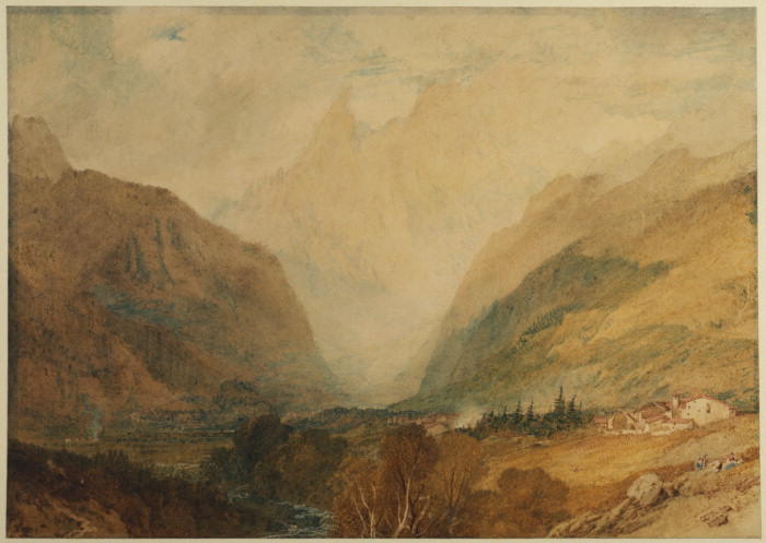 Mont Blanc, From Above Courmayeur — Joseph Mallord William Turner
