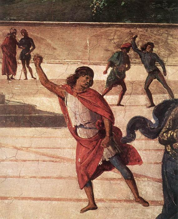 Christ Handing The Keys To St Peter (detail) — Vannucci Pietro (le Perugin)