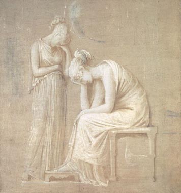 Bozetto Di Due Figure Femminili 1806 — Antonio Canova