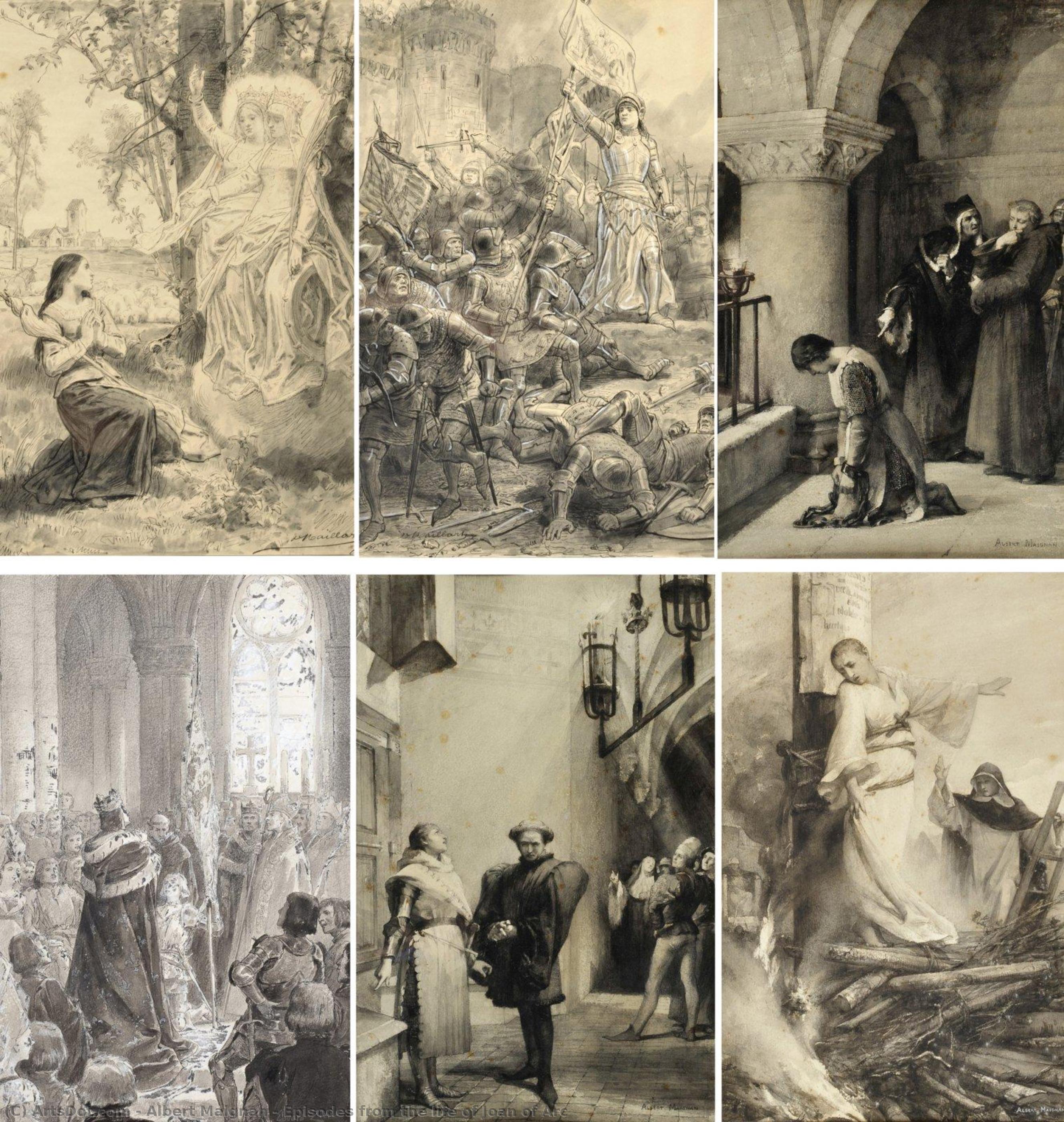 Episodes From The Life Of Joan Of Arc — Albert Maignan