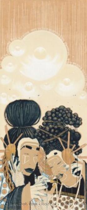 Song Of Solomon 5:16 – Be Beeworld: Be B Boy B Girl (after “emperor Xuanzong And Yang Gueifei Playing The Same Flute,” By Kitagawa Utamaro) — Rozeal