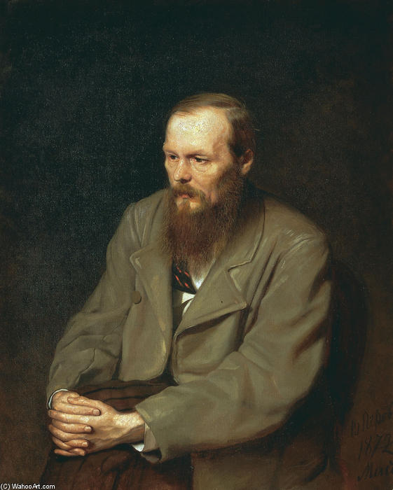 Portrait Of The Author Feodor Dostoyevsky — Vasily Grigoryevich Perov