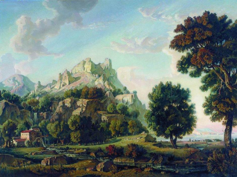 The Crimean Landscape — Konstantin Fyodorovich Bogaevsky