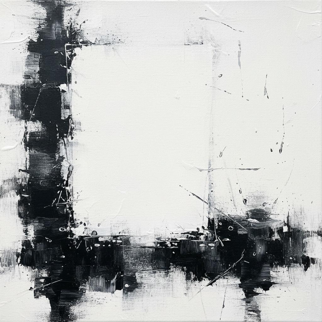 Ephemeral Void: A Monochromatic Study Of Fragmented Light And Shadow — Laurent Fabre