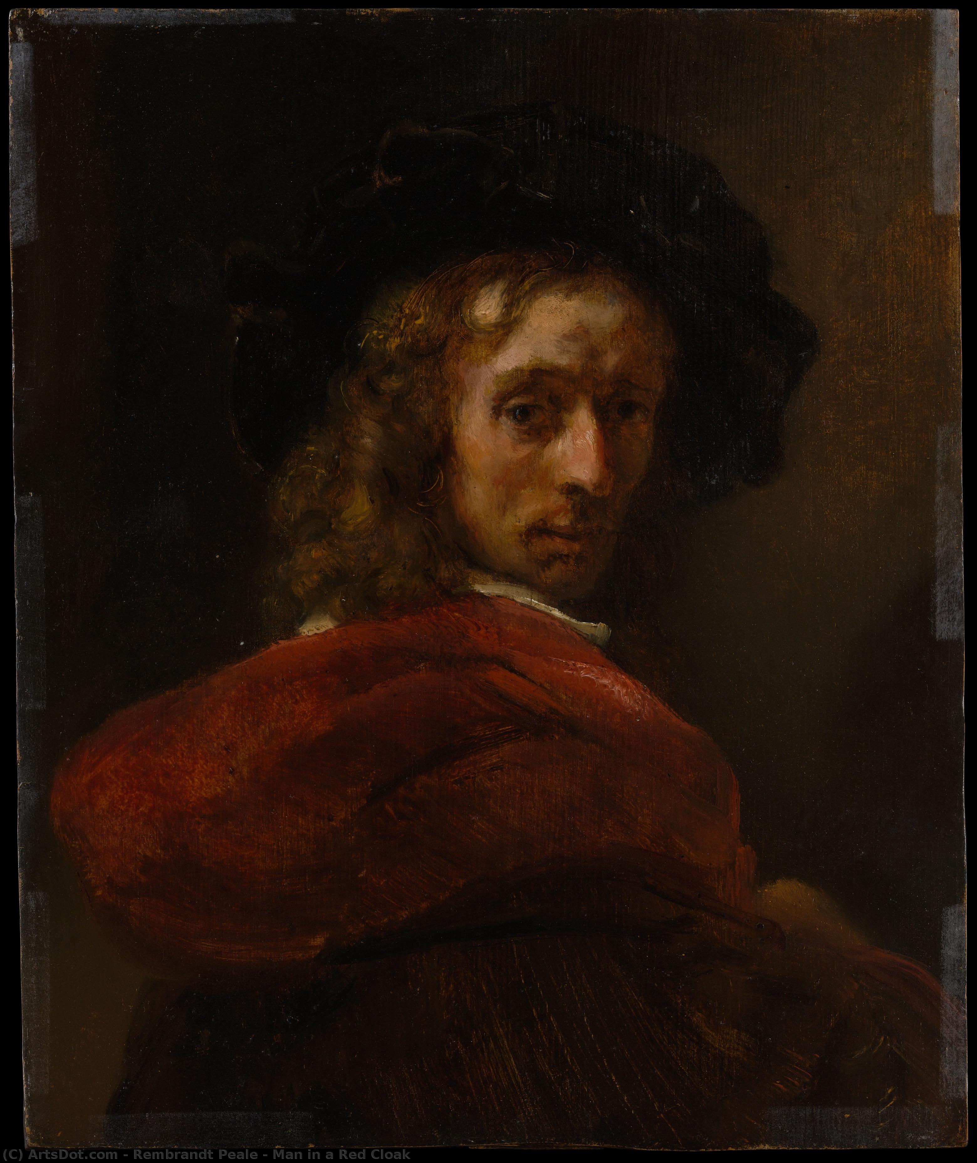 Man In A Red Cloak — レンブラント・ピール