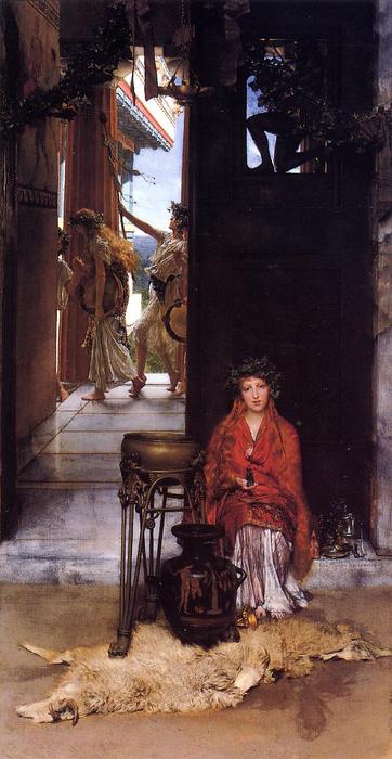 The Way To The Temple — Lourens Alma Tadema