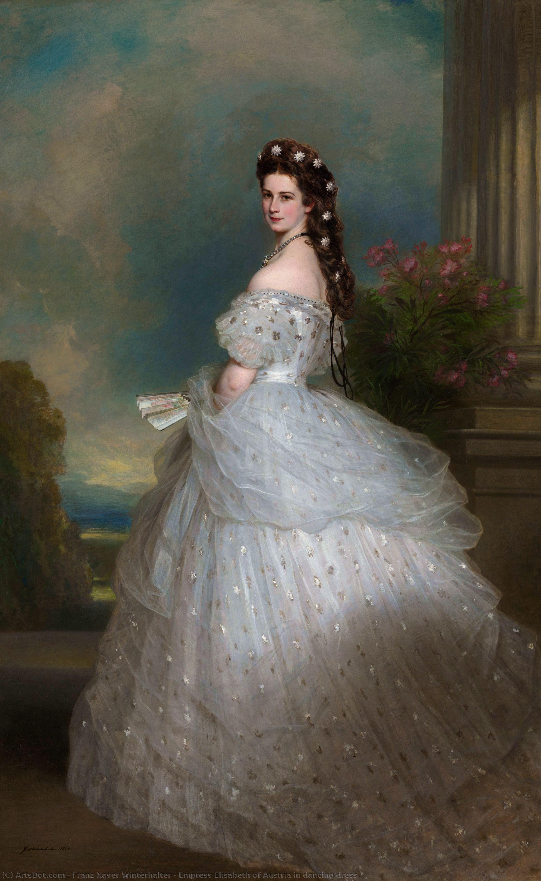 Empress Elisabeth Of Austria In Dancing Dress — Franz Xavier Winterhalter