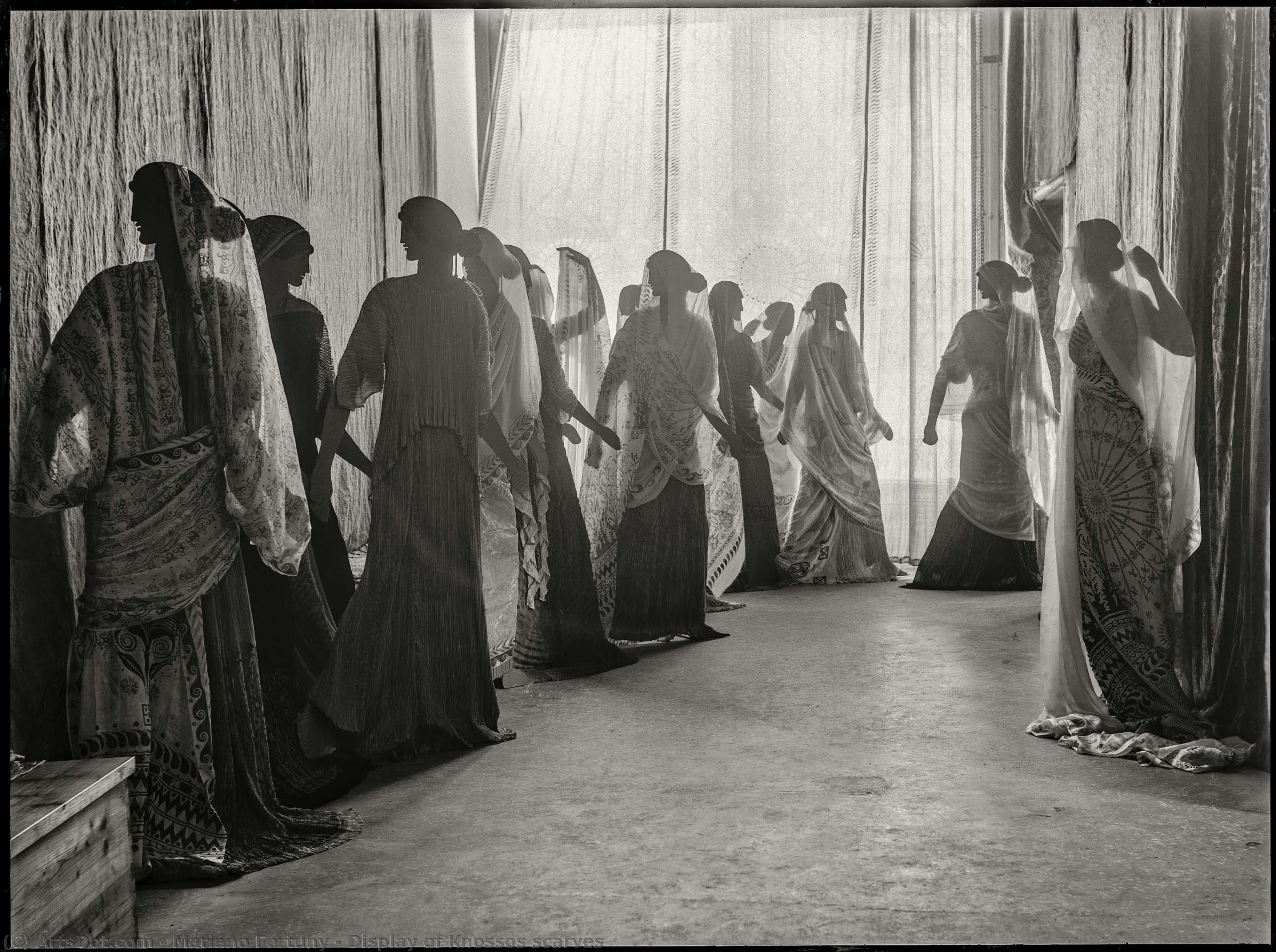 Display Of Knossos Scarves — Mariano Fortuny