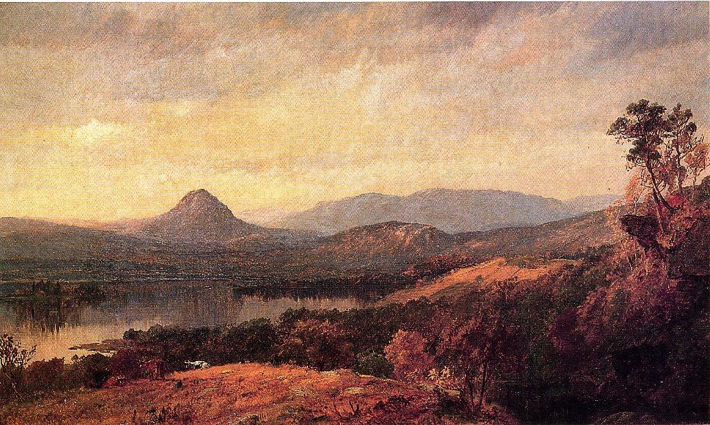 Adam And Eve Mountains — Jasper Francis Cropsey