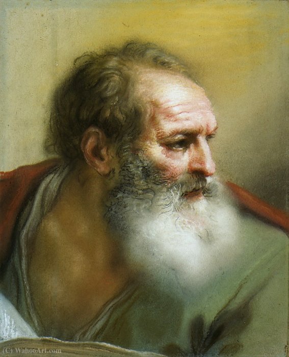 The Head Of An Apostle — Benedetto Luti