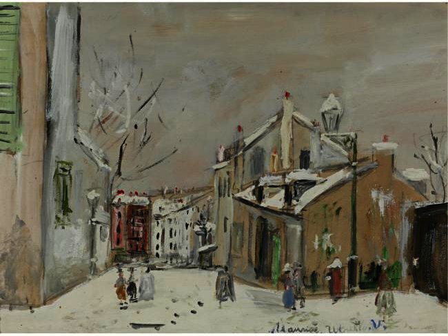 Mimi Pinson's House In Montmartre — Maurice Utrillo