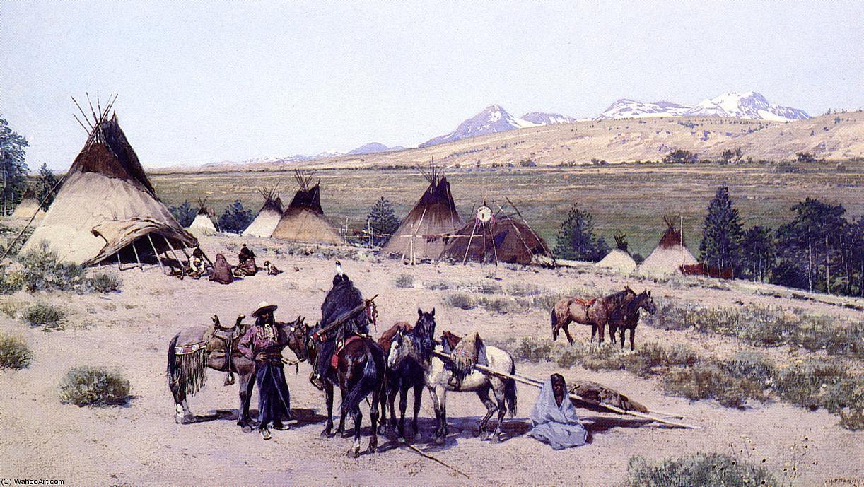 Among The Foothills — Henry F Farny