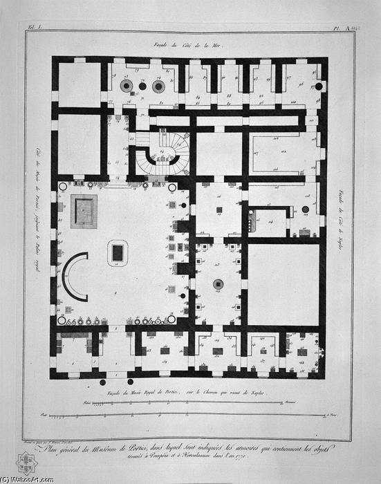 General Plan Of The Museum Of Portici — Giovanni Battista Piranesi