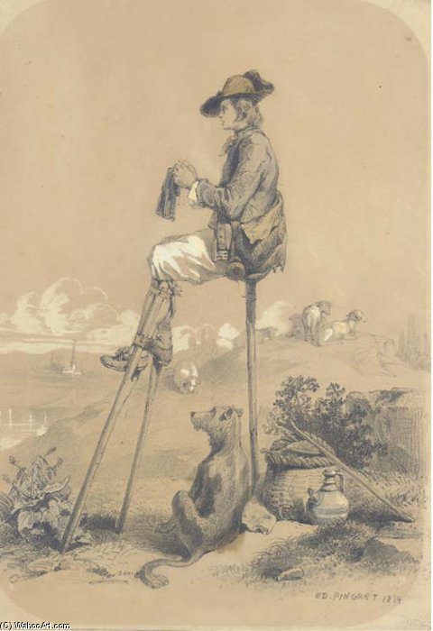 An Unusual Vantage Point — Edouard Pingret