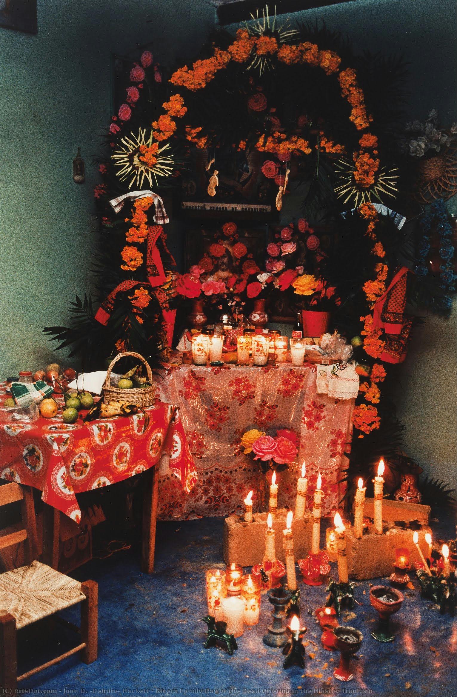 Rivera Family Day Of The Dead Offering In The Hiastec Tradition — Joan D. (deirdre) Hackett