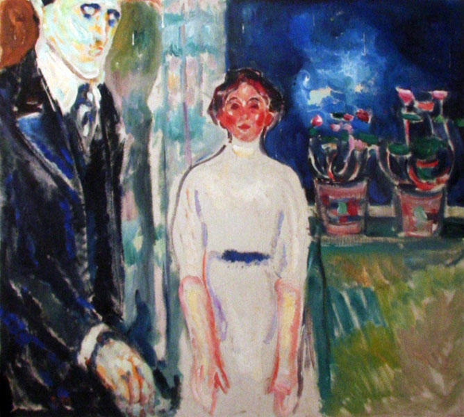 Man And Woman At Window — Едвард Мунх