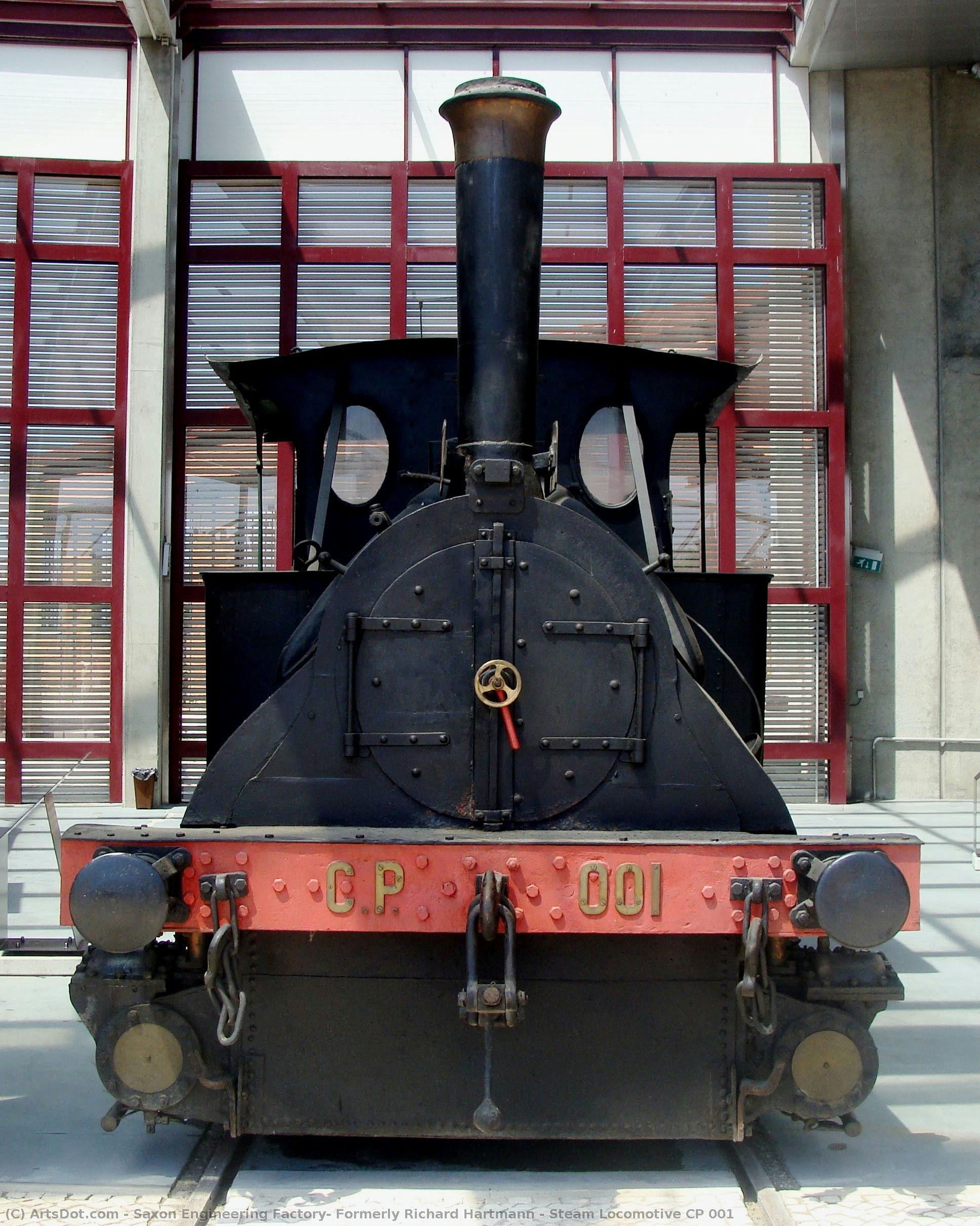 Steam Locomotive Cp 001 — Saxon Engineering Factory, Formerly Richard Hartmann
