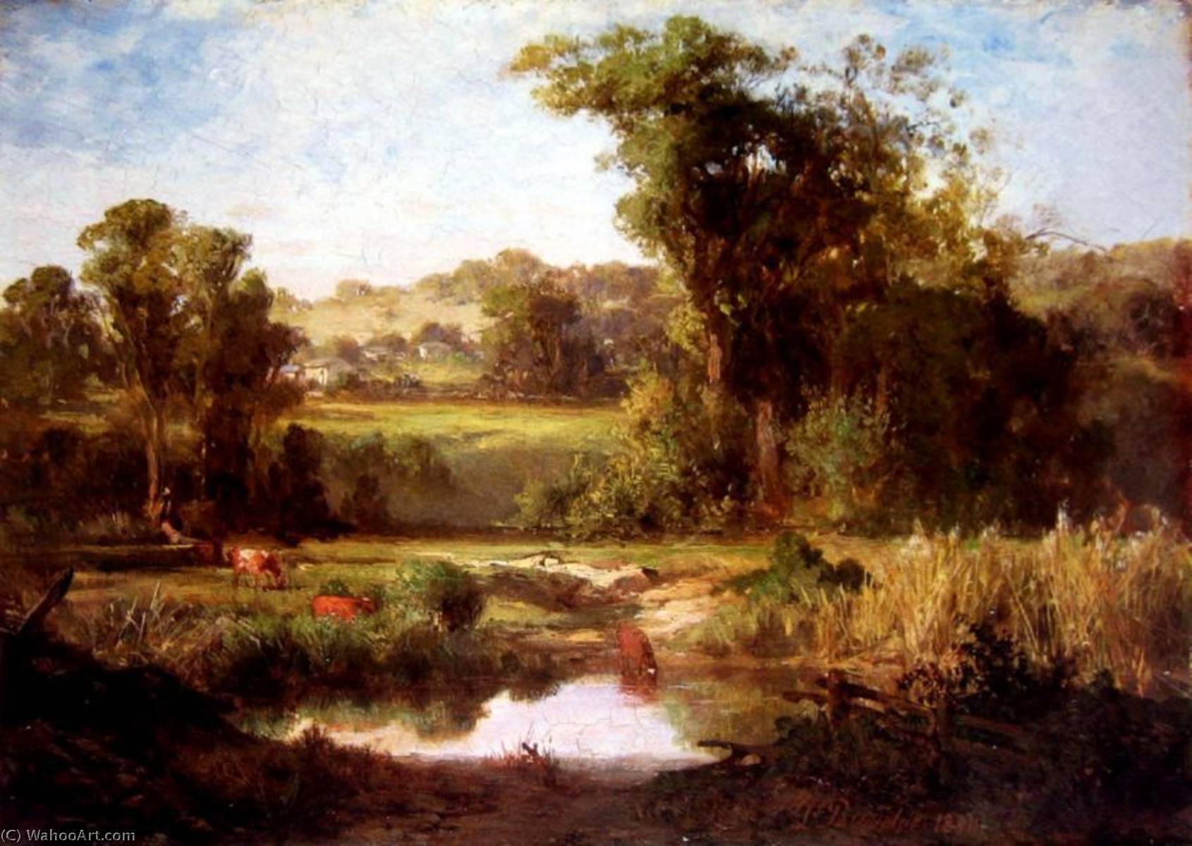 Lagoon Near Heidelberg — Abram Louis Buvelot