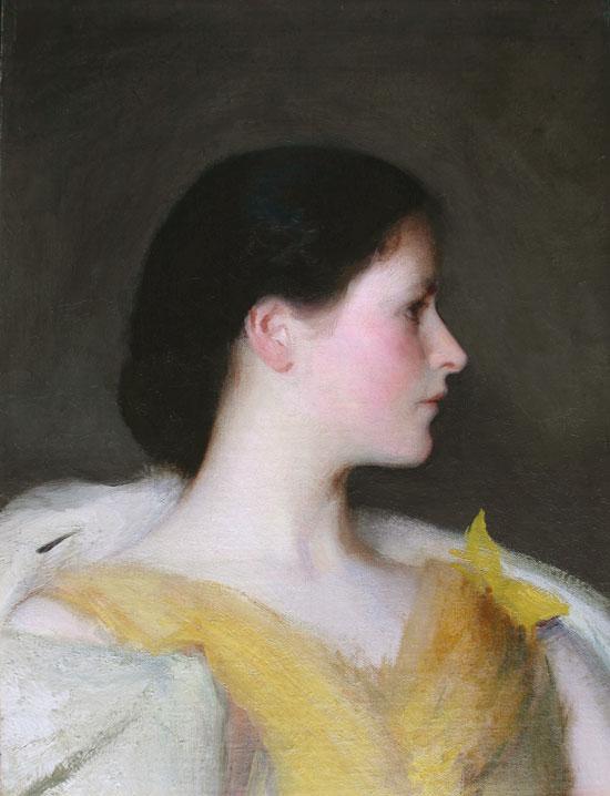 Girl's Head (lydia Hatch) — Edmund Charles Tarbell