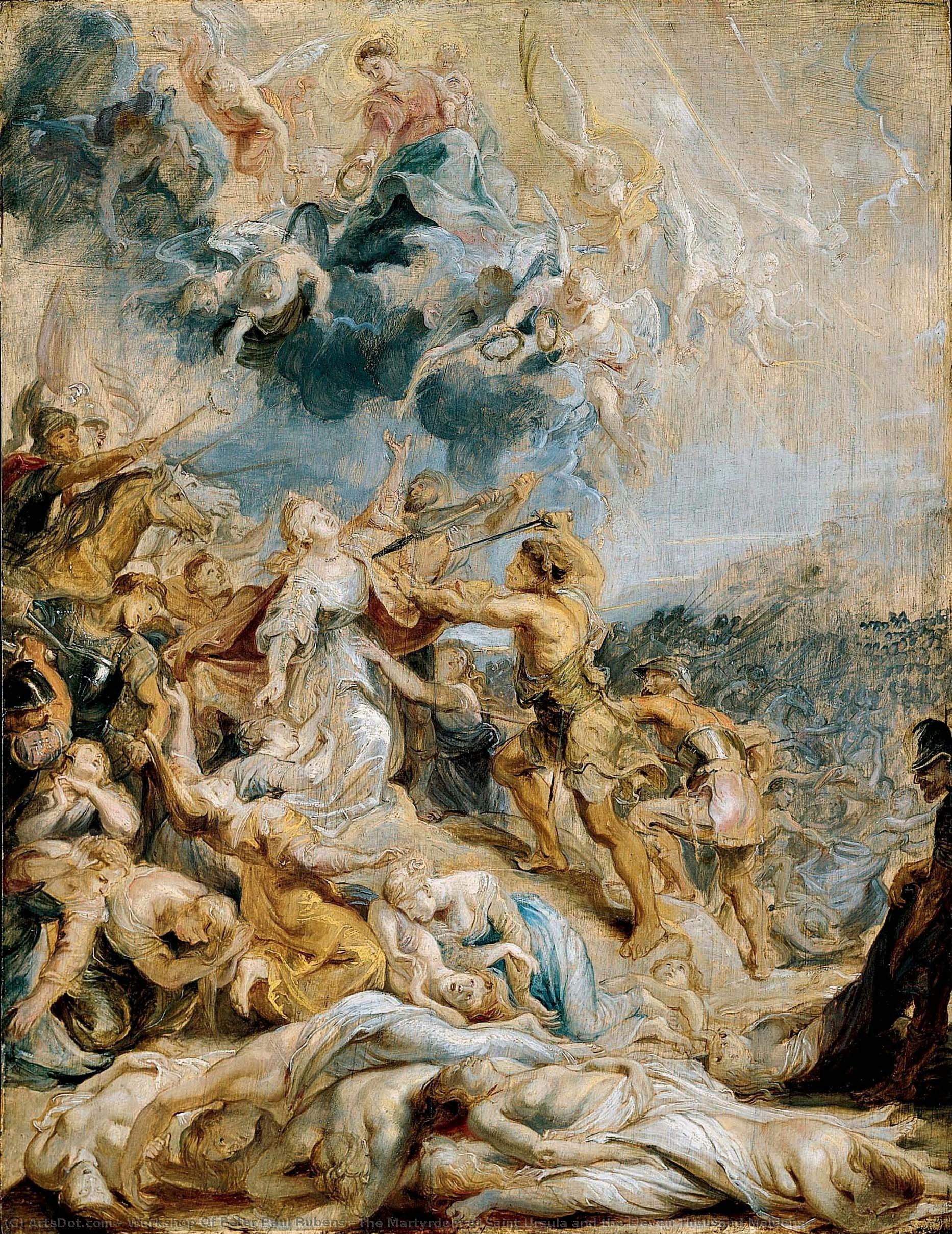 The Martyrdom Of Saint Ursula And The Eleven Thousand Maidens — Workshop Of Peter Paul Rubens
