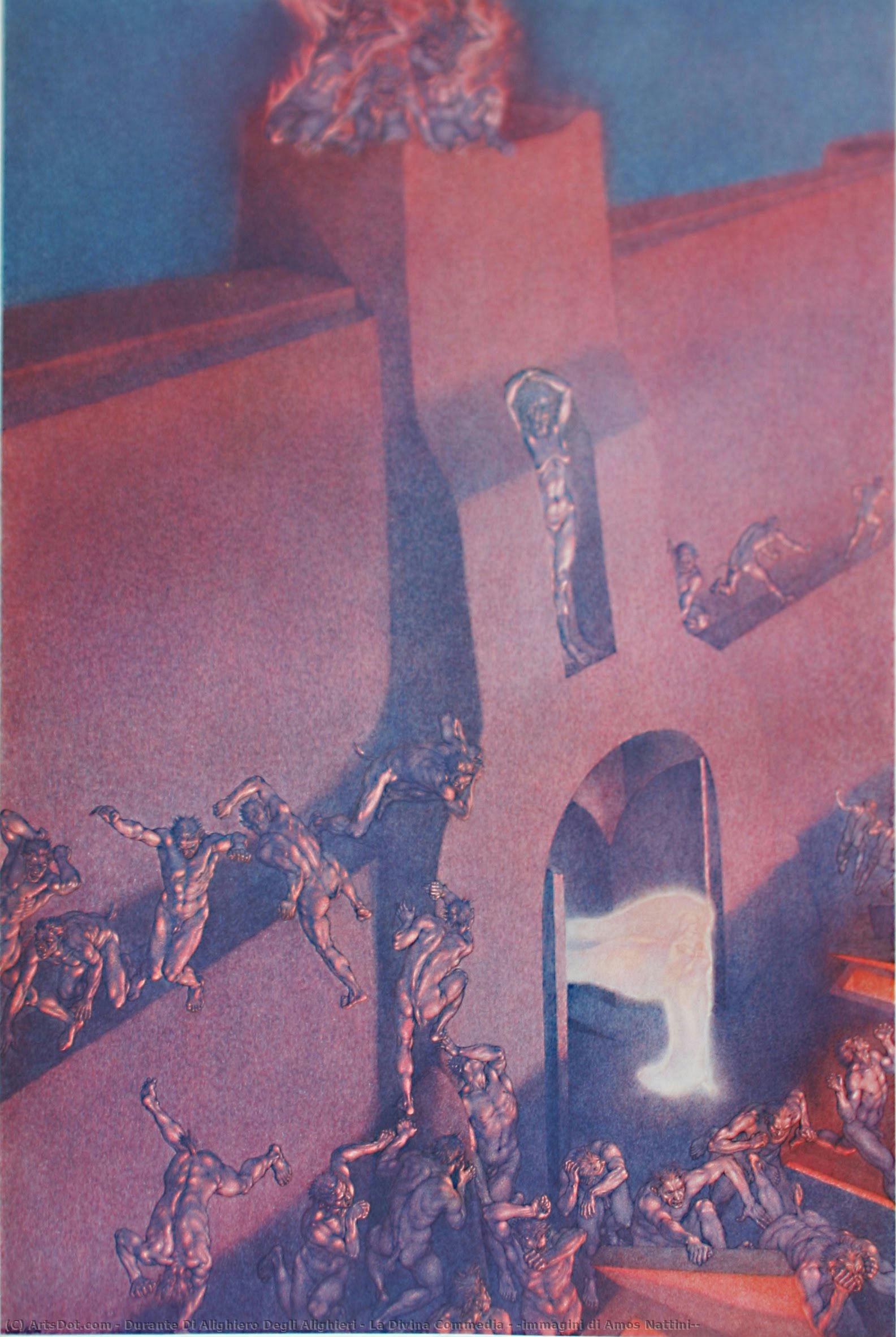 La Divina Commedia / [immagini Di Amos Nattini!] — Durante Di Alighiero Degli Alighieri