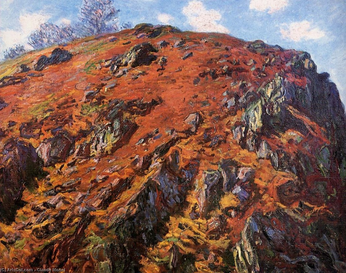 Study Of Rocks (aka Le Bloc) — Claude Monet
