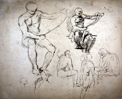 Nude Males - Studies For The Ancients — Sir William Blake Richmond