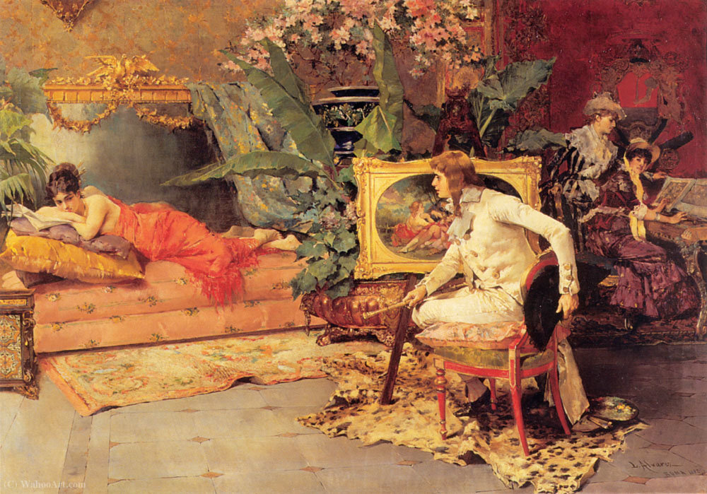 The Artist's Model — Luis Alvarez Catala