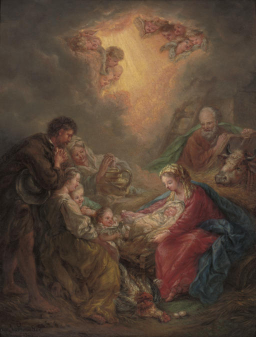 The Adoration Of The Shepherds — Louis Gauffier