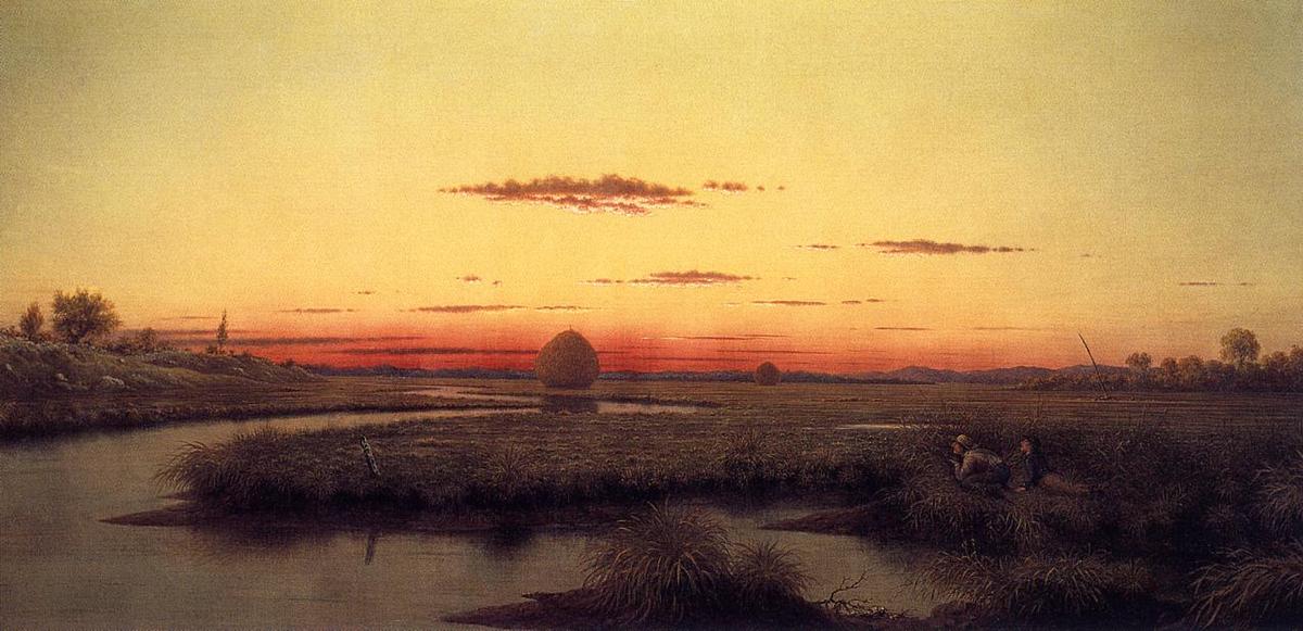 Duck Hunters In A Twilight Marsh — Мартин Џонсон Хиде