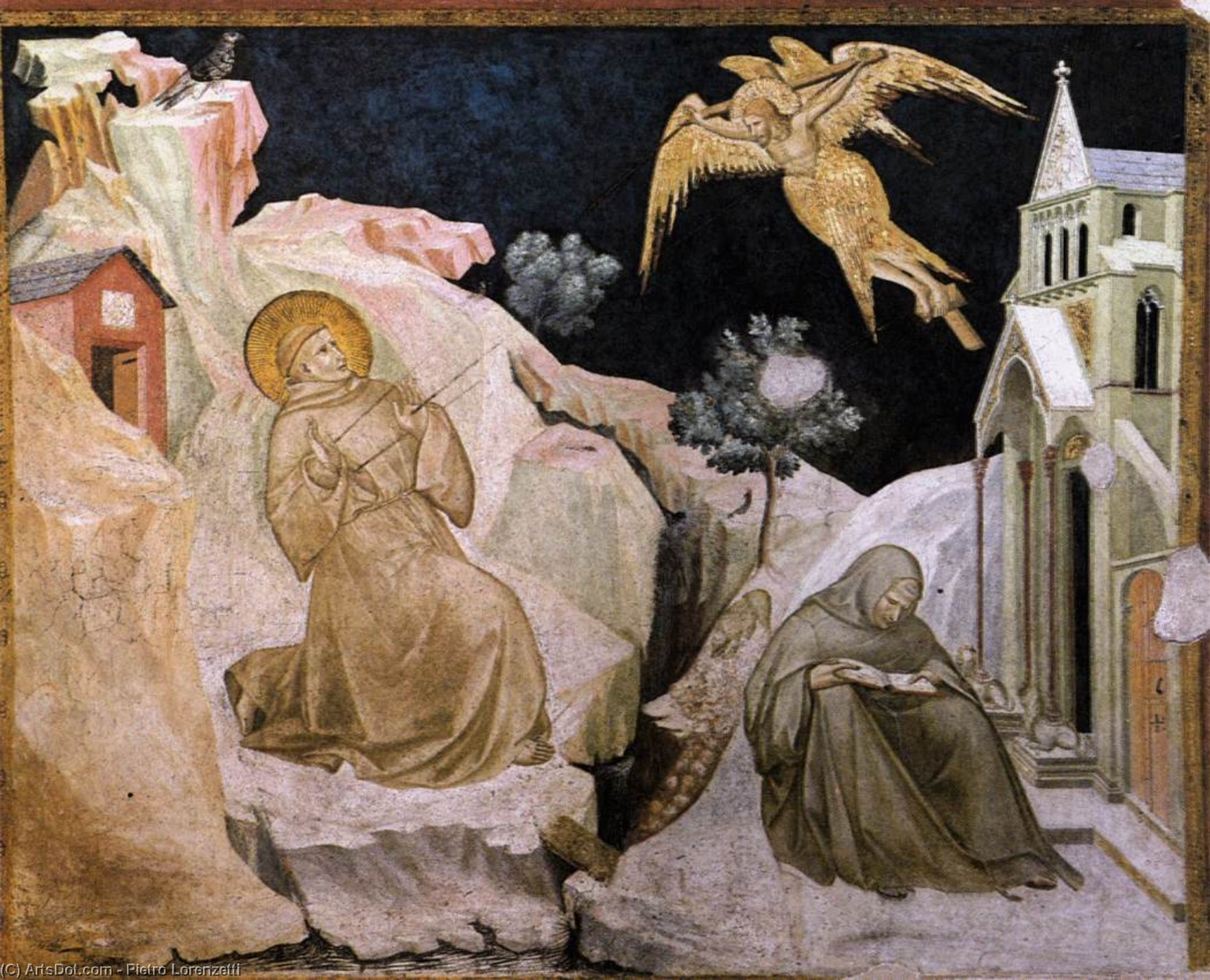 Assisi-arch-stigmata Of St Francis — Pietro Lorenzetti