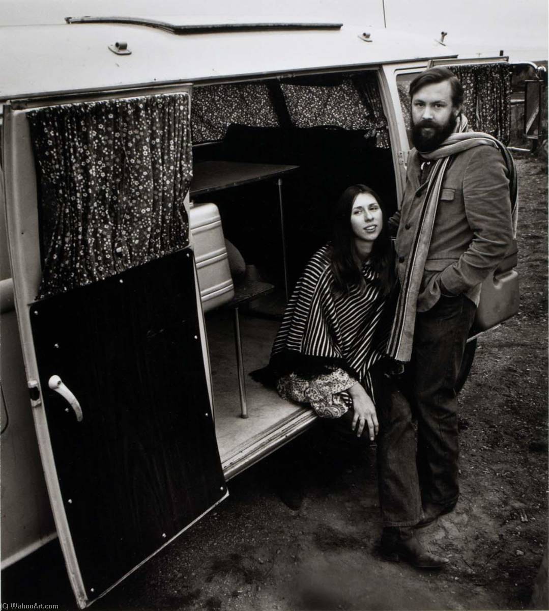 Ron And Diane, San Luis Obisbo, California, From The Series The Great American Bus Trip — Paul Herzoff