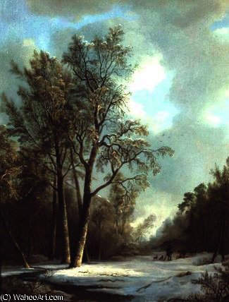 Winter Scene — Frederick Marianus Kruseman