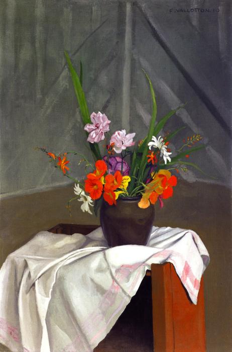 Nasturtium, Dasies And Wild Roses — Félix Vallotton